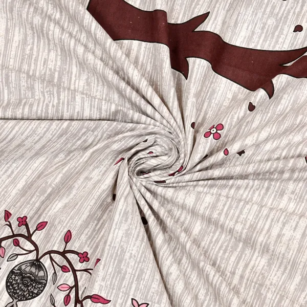 Pink_Cotton_Prosperity_Tree_Double_Bedsheet_With_Pillow_Cover_70X100_Cm